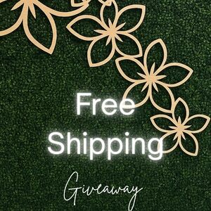 Live show listing; free shipping giveaway